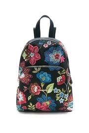  Black Floral Backpack