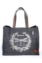  Black Dragonfly Tote