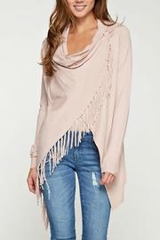  Asymetrical Fringe Cardigan