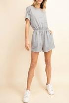  Amanda Striped Romper