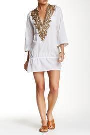  White Embellished Tunic