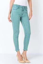  Mint Frayed Pant