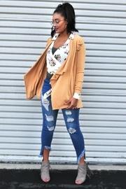  Mustard Tie Cardigan