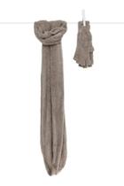  Flax Scarf & Gloves