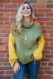  Three Block Sweater