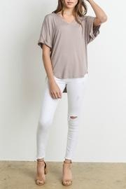  Folded Sleeve Top