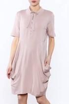  Pink Zip Dress