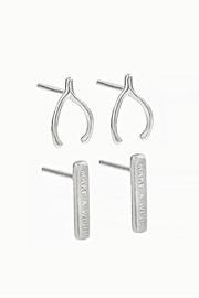  Wishbone Earring Set