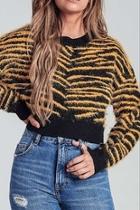  Fuzzy Tiger Sweater