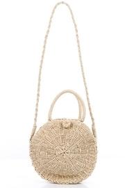  Ivory Straw Purse
