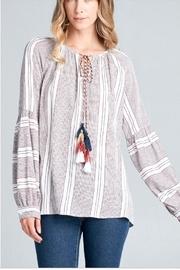  Multicolor Tassel Top