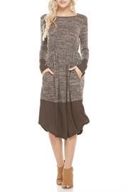  Brushed Sweater Dress