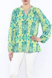  Ruche Neck Top