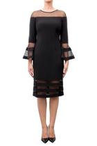  Fitted Bell-sleeve Dress