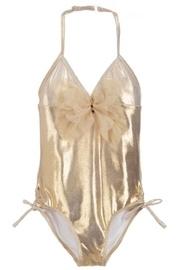  Gold Metallic Swimsuit