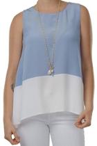 Colorblock Hi/low Tank
