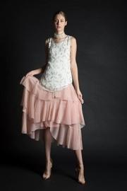  Ruffle Shimmer Skirt