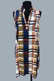  Abstract Pocket Tunic