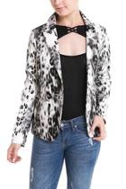  Print Fur Blazer