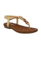  Embellished T-strap Sandal