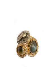  Multi Stone Gold Ring