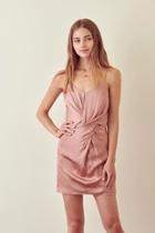  Dusty-rose Twist Dress