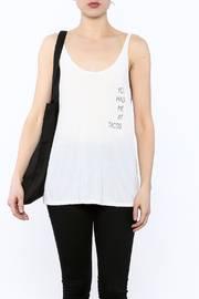  White Loose Tank Top