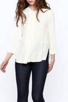  Pleated Placket Blouse