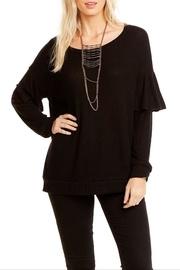  Ruffle Knit Pullover