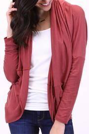  Terracotta Knit Cardigan