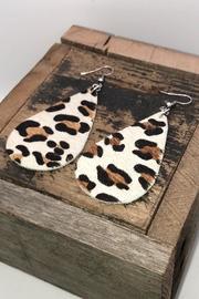  Leather Leopard Earrings
