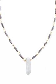  Quartz Labradorite Necklace