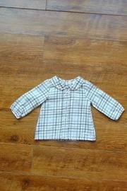  Checkered Preppy Blouse