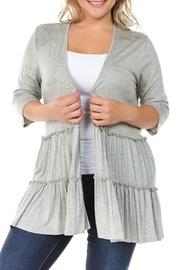  Tiered Ruffle Cardigan