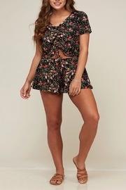  Flower Print Shorts
