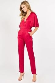  Satin Wrap Jumpsuit