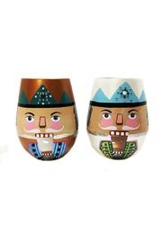 Nutcracker Bronze/cream Wineglass