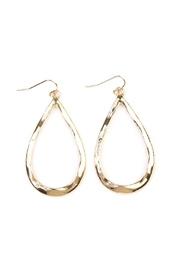  Matte-teardrop Cut-out Earrings