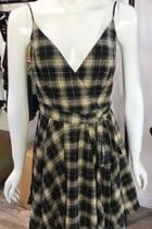  Plaid Short Dress