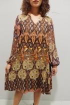  Oriental Midi Dress