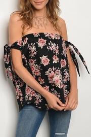  Black Mauve Top