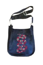  Velvet Snake Messenger Bag W/adjustable Web Strap
