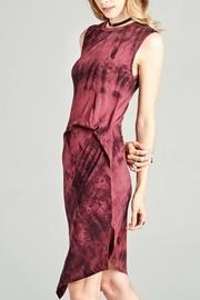  Tye-dye Asymmetrical Dress