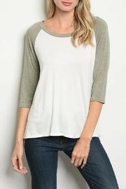  Ivory Olive Top
