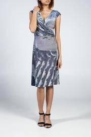  Wrap Printed Dress