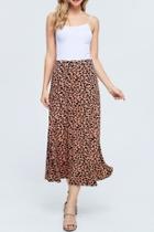  Leopard Maxi Skirt