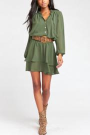  Channing Button Mini Dress