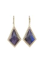  Blue Diamond Drop-earrings