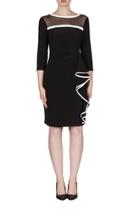  Mesh Ruffle Dress