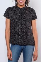  Collared Short Sleeved Top